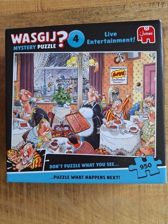 Wasgij live entertainment, Ophalen of Verzenden, 500 t/m 1500 stukjes, Zo goed als nieuw