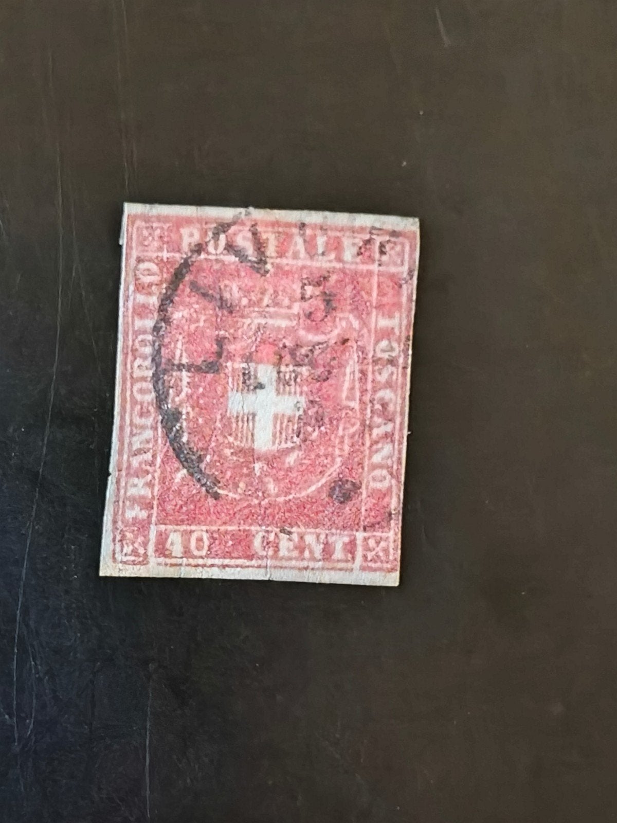 Toscana 40 centesimi 1860, Michel 21, Ophalen of Verzenden