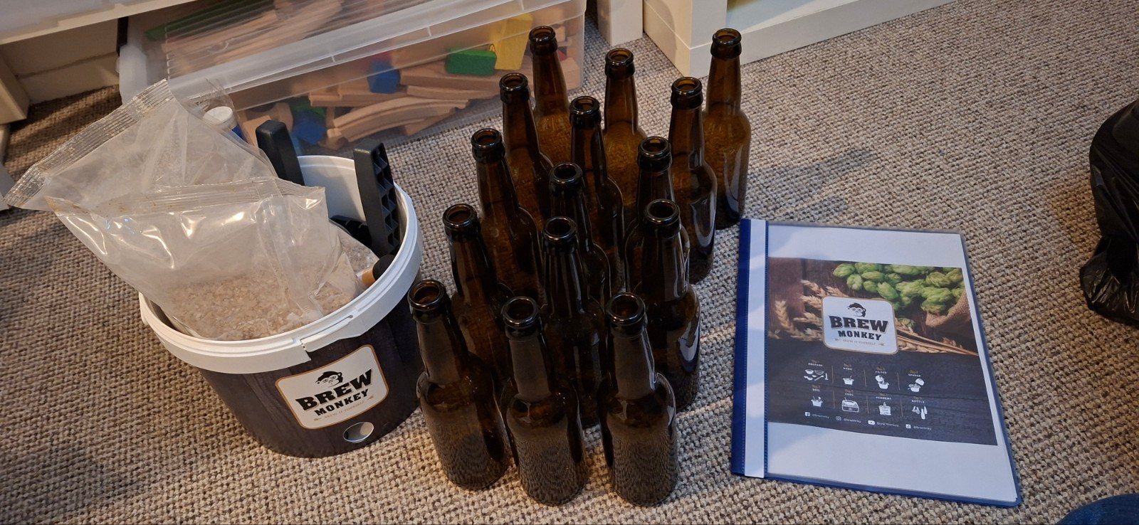 Brouwkit Brew Monkey, Ophalen, Zo goed als nieuw