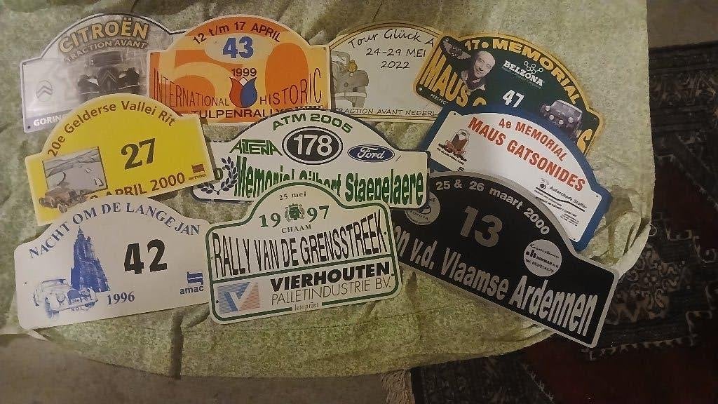 Rallyschilden, Ophalen of Verzenden, Gebruikt, Auto's