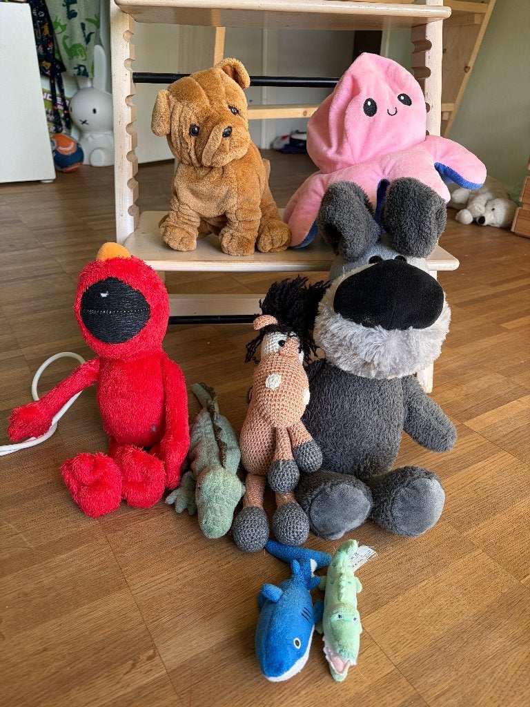 knuffels, Ophalen, Gebruikt, Overige typen