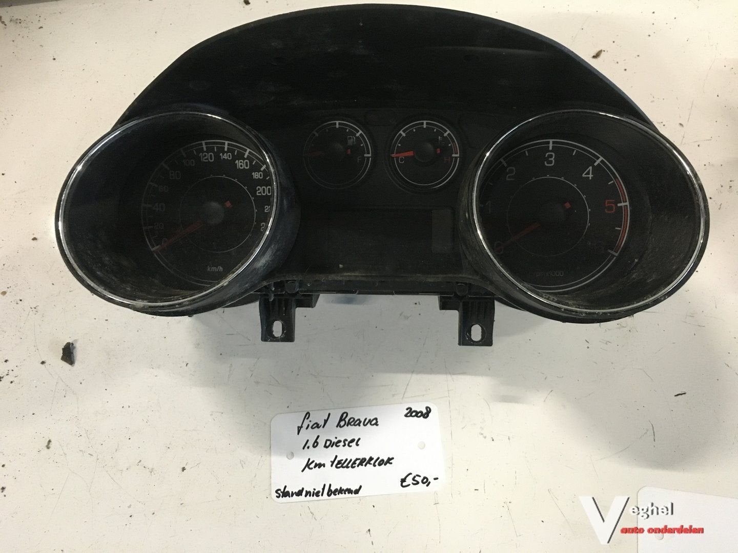 Fiat Bravo 1.6 diesel  2008 Km Tellerklok, Gebruikt, -, -, Ophalen of Verzenden