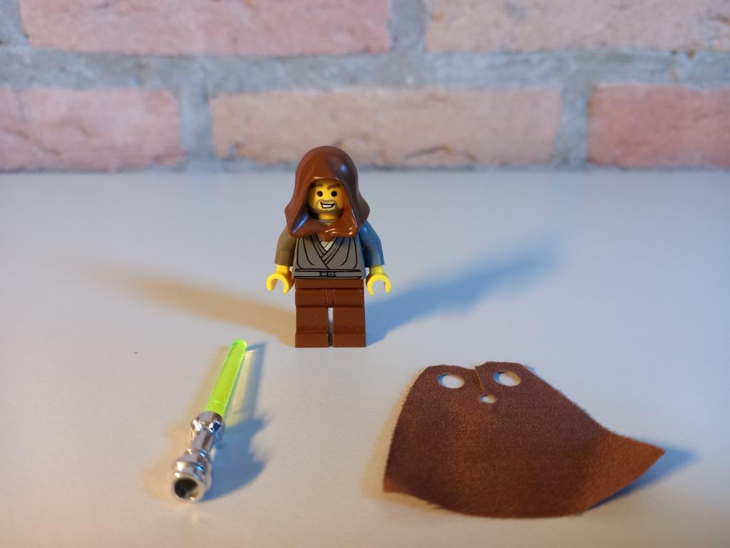 Lego star wars Jedi Bob uit set 7613 (SW0057), Gebruikt, Star Wars, Lego, Ophalen of Verzenden