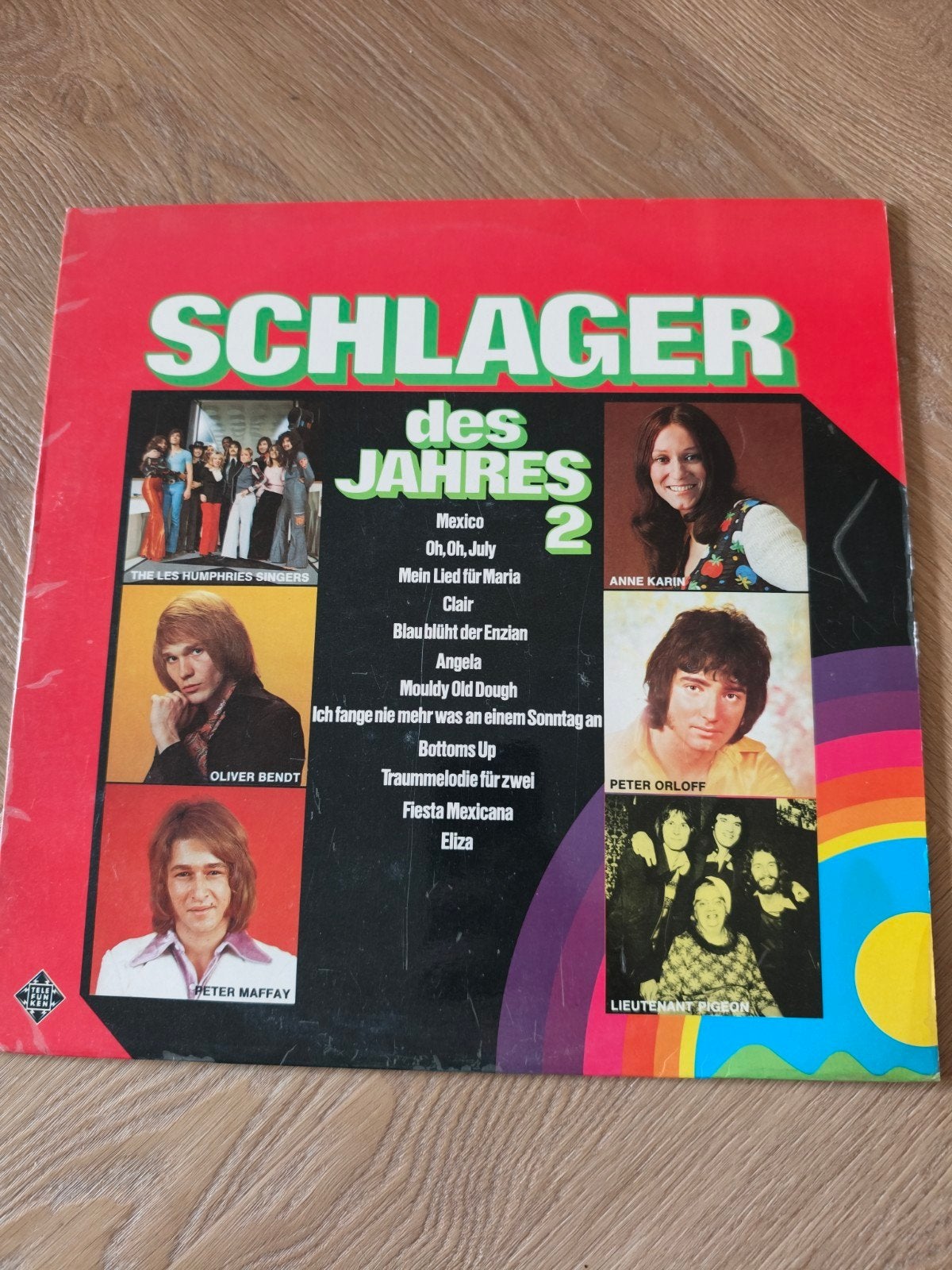 Schlager des Jahres 2 - Telefunken LP (1973), Ophalen of Verzenden, Gebruikt, Verzamelalbum, Schlager