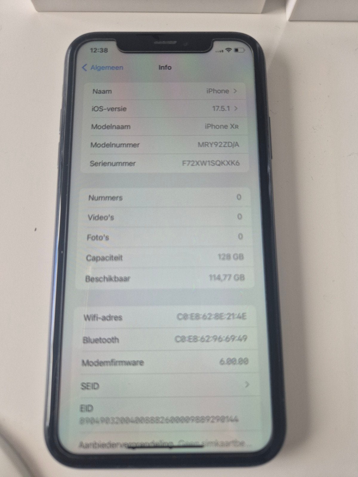 iPhone XR 128GB - Zo goed als nieuw, Telecommunicatie, Mobiele telefoons | Apple iPhone, Ophalen, 128 GB, Zwart, IPhone XR