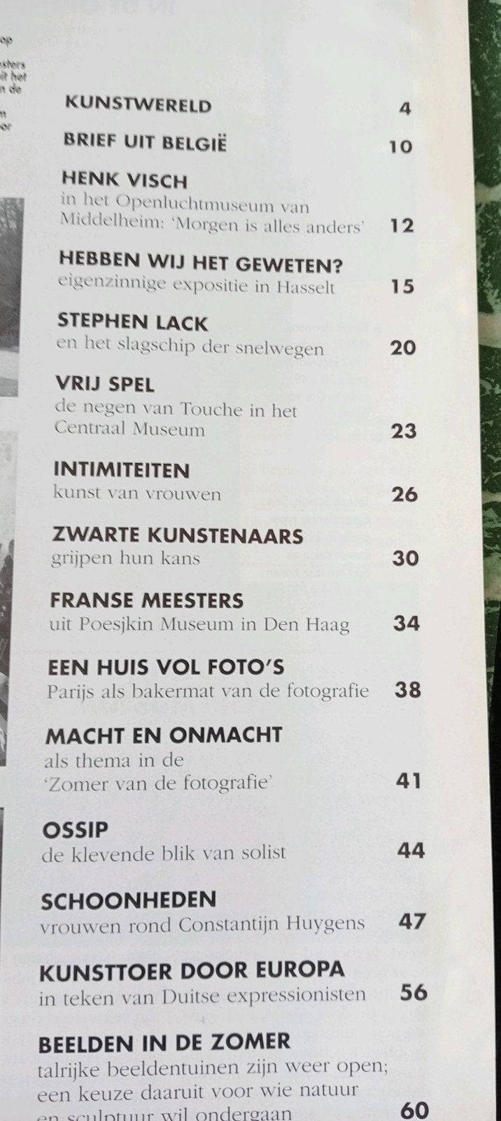 Kunstbeeld Tijdschrift voor Beeldende Kunst 1996, Ophalen of Verzenden, Gelezen, Overige typen
