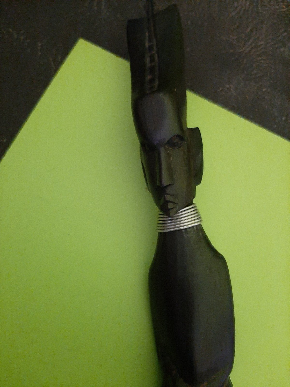Afrikaans hout item, Hout, Zwart, Handgemaakt, Beeld