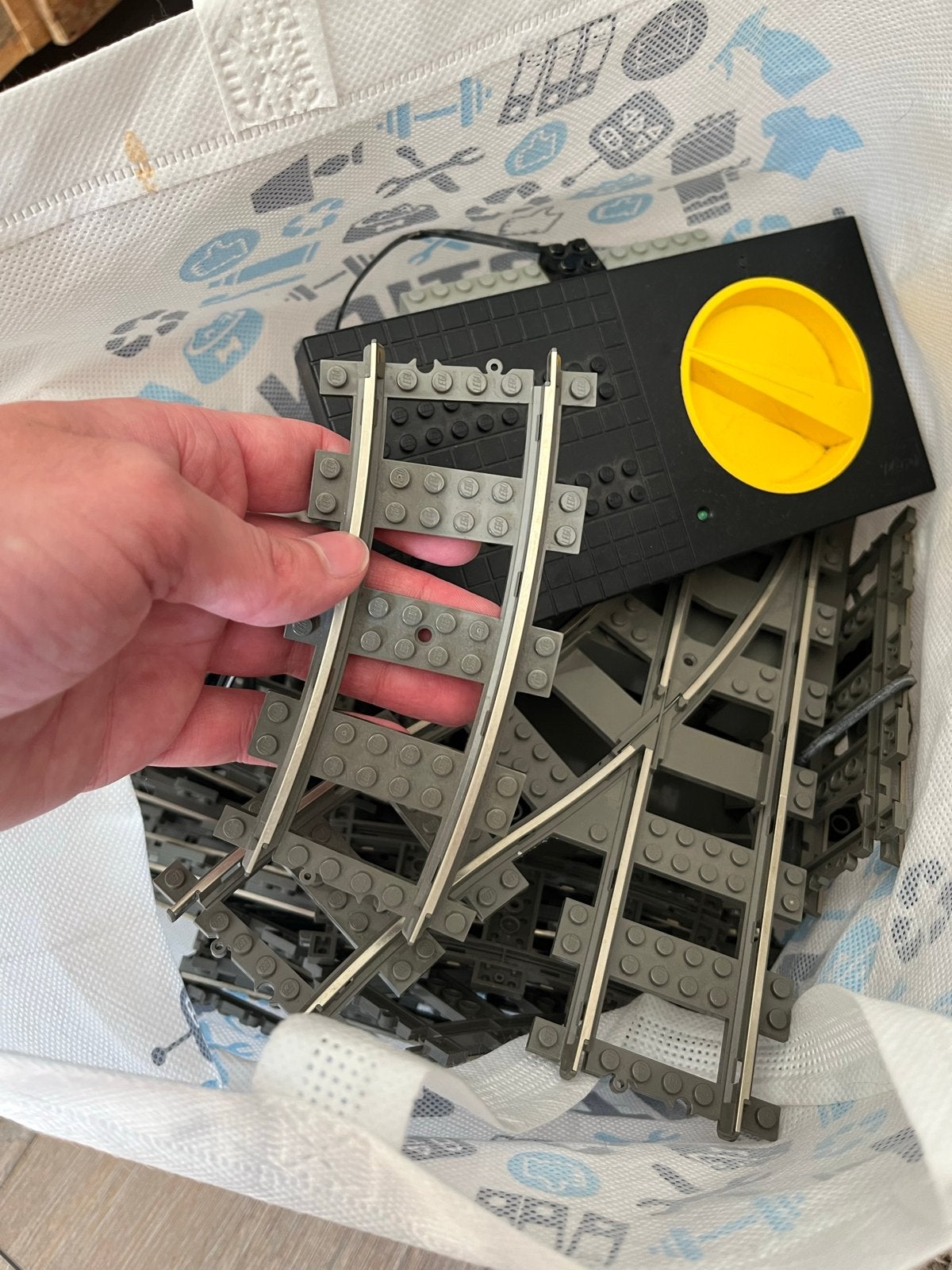 Lego treinbaan delen met afstandsbediening, Verzenden, Lego, Accessoire, City