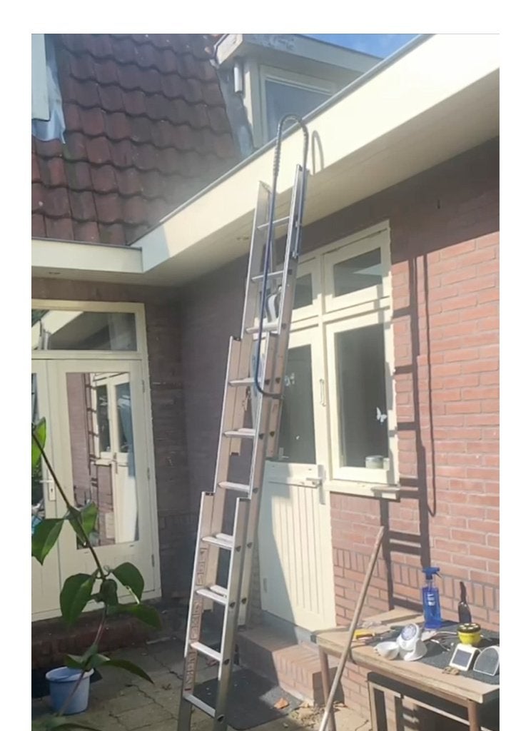 Multifunctionele driedelige ladder oa. zoldertrap Abru, Ophalen, Gebruikt, Ladder, Opvouwbaar of Inschuifbaar