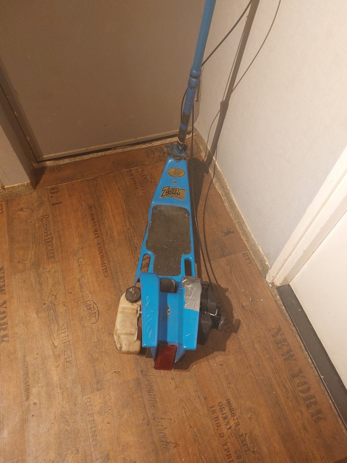 step met benzinemotor zoom opknapper, Ophalen, Gebruikt