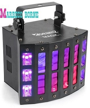 LED licht effect, Magic1 Derby LED effect met stroboscoop, Geluidgestuurd, Nieuw, Info@marbeco.nl, BeamZ
