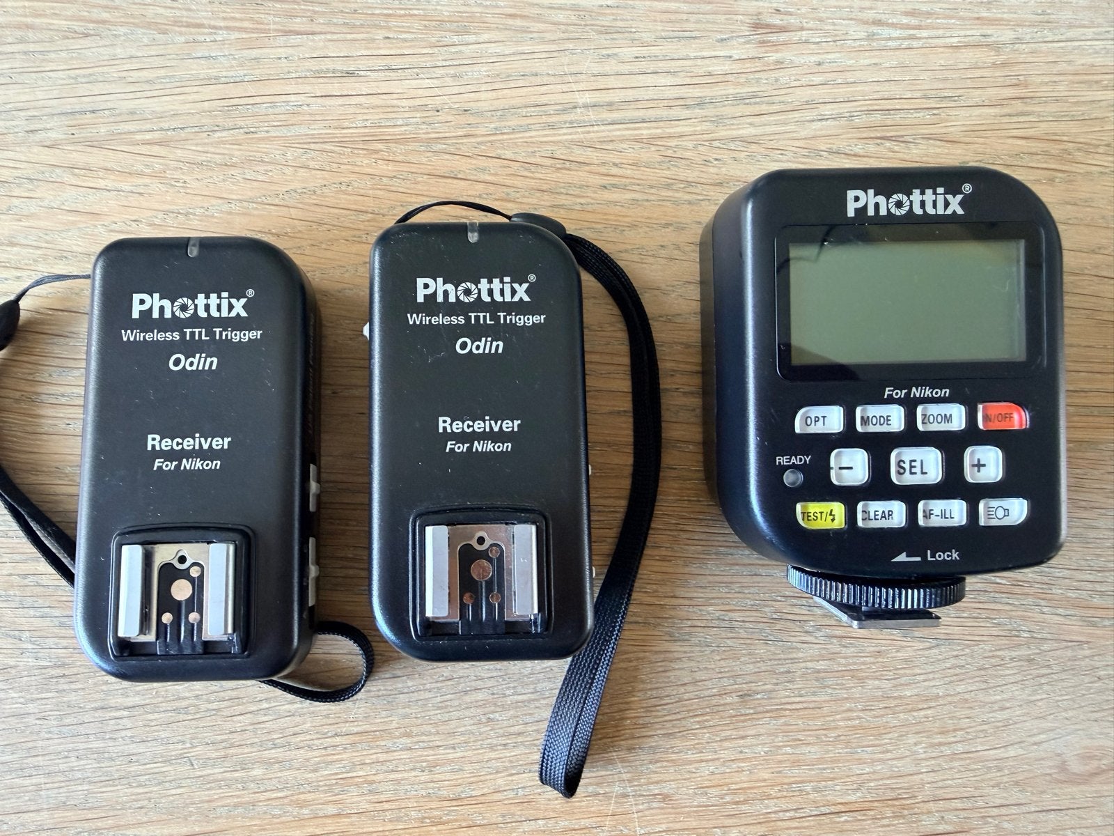 Phottix Odin Wireless TTL Trigger & Receivers voor Nikon, Ophalen of Verzenden, Zo goed als nieuw, Trigger/ontvanger, Draadloos