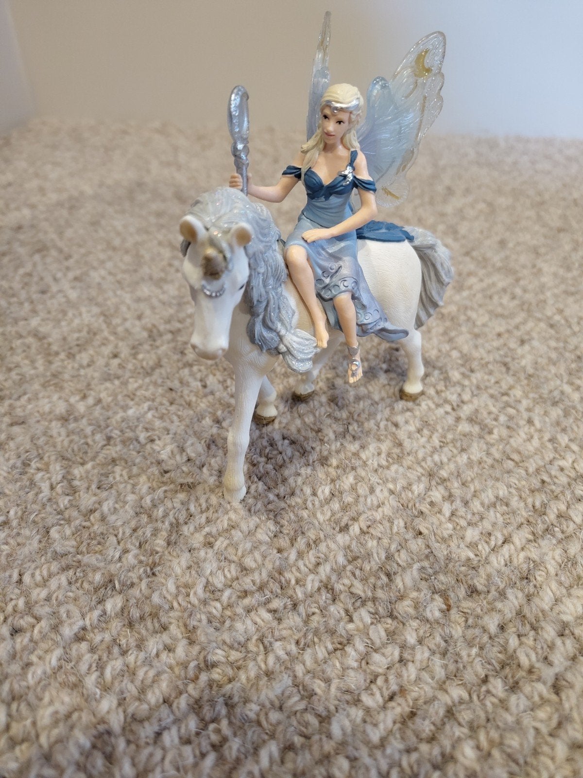 Schleich wolvenset en paarden met amazone en fee, Ophalen of Verzenden, Zo goed als nieuw