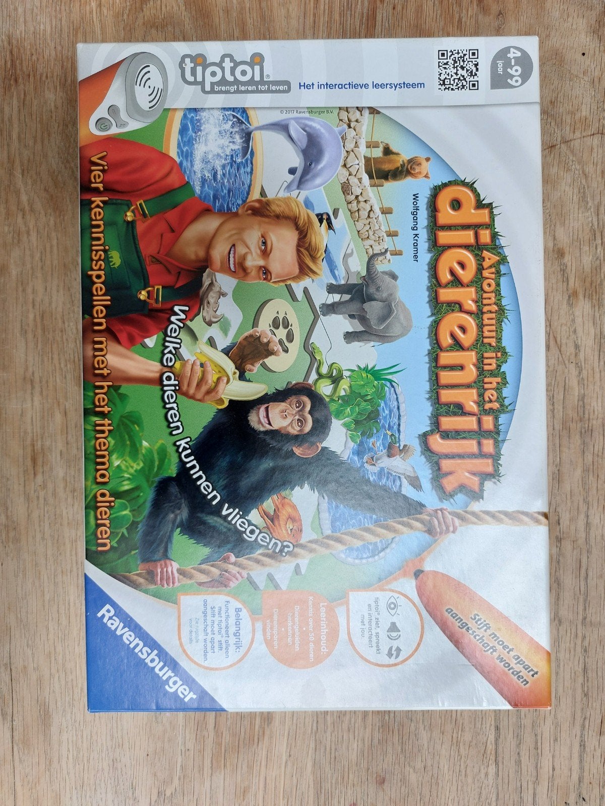 Tiptoi Avontuur in het Dierenrijk - Ravensburger, Kinderen en Baby's, Ophalen of Verzenden, Zo goed als nieuw, Puzzelen, Met geluid