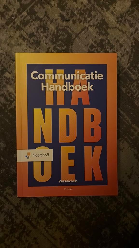 Communicatie handboek, Ophalen of Verzenden, Zo goed als nieuw