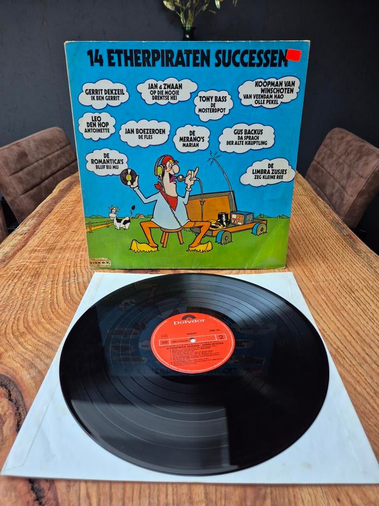 14 Etherpiraten Successen - Polydor LP, Gebruikt, Ophalen of Verzenden, 1970 - 1979, Complilatie