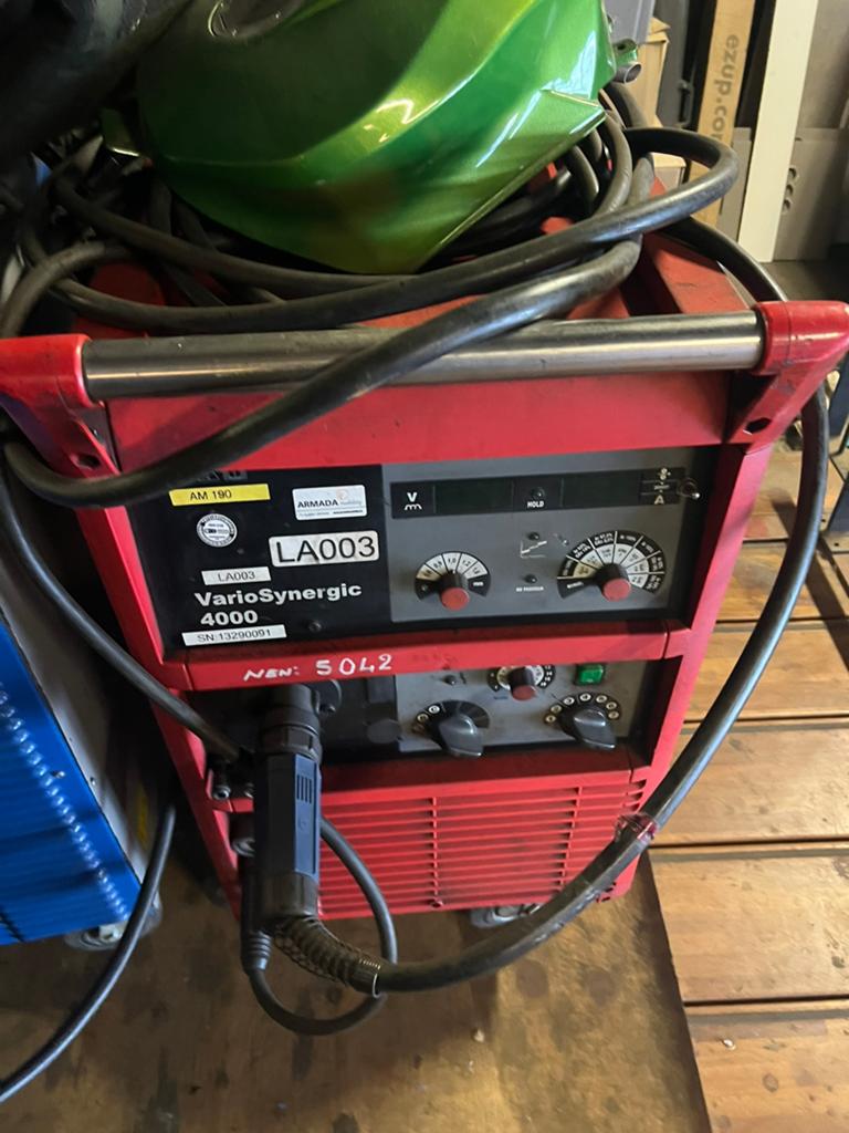 industrieel MIG/MAG lasapparaat van Fronius Vario synergic, Ophalen of Verzenden, 250 ampère of meer, Co2