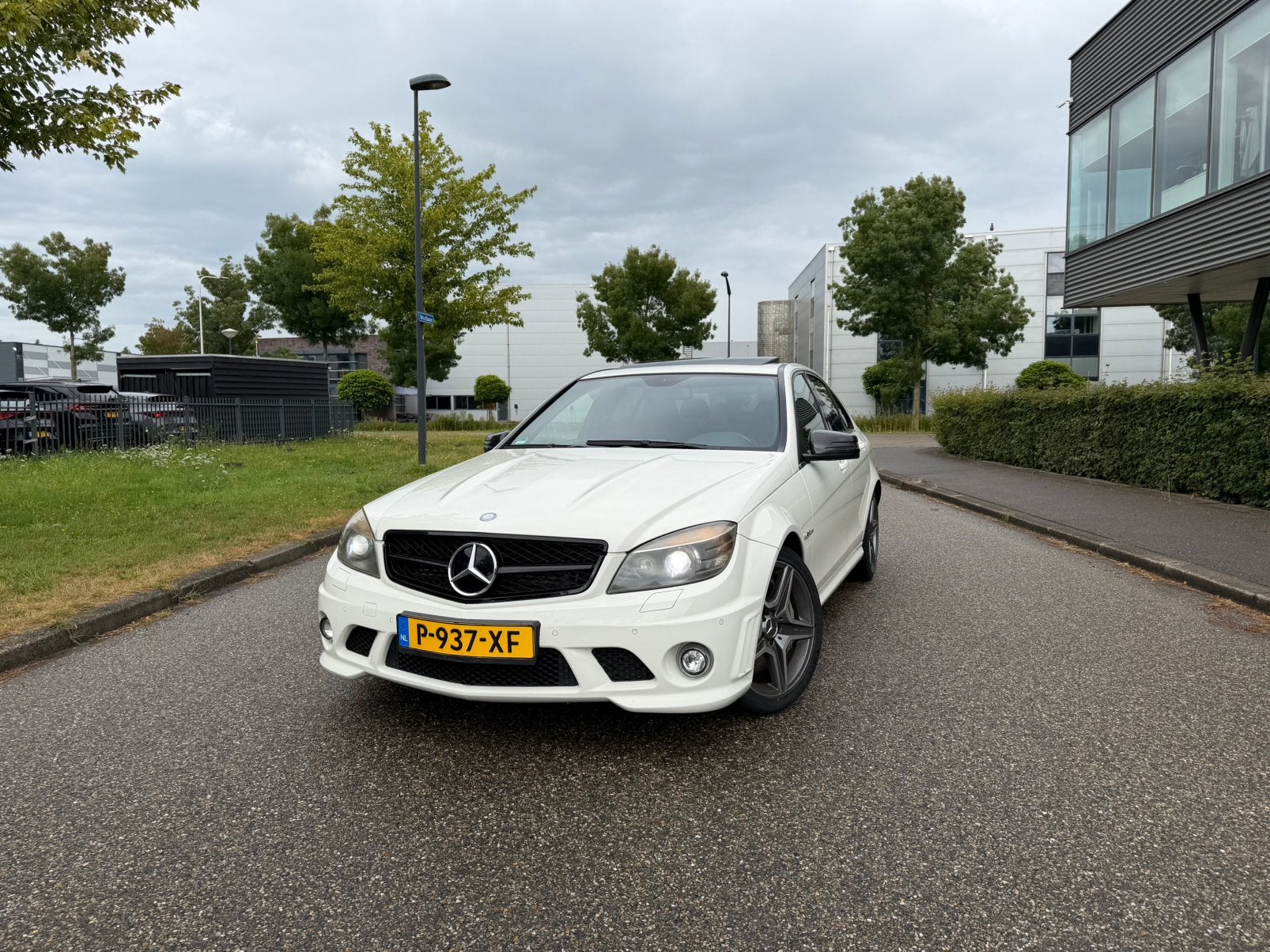 Mercedes-Benz C-Klasse C63 AMG 6.2 V8 Topstaat FULL, Automaat, Achterwielaandrijving, 457 pk, Zwart
