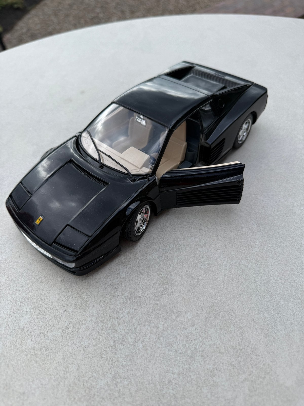 Burago modelauto Ferrari Testarossa, Ophalen, Zo goed als nieuw, Bburago