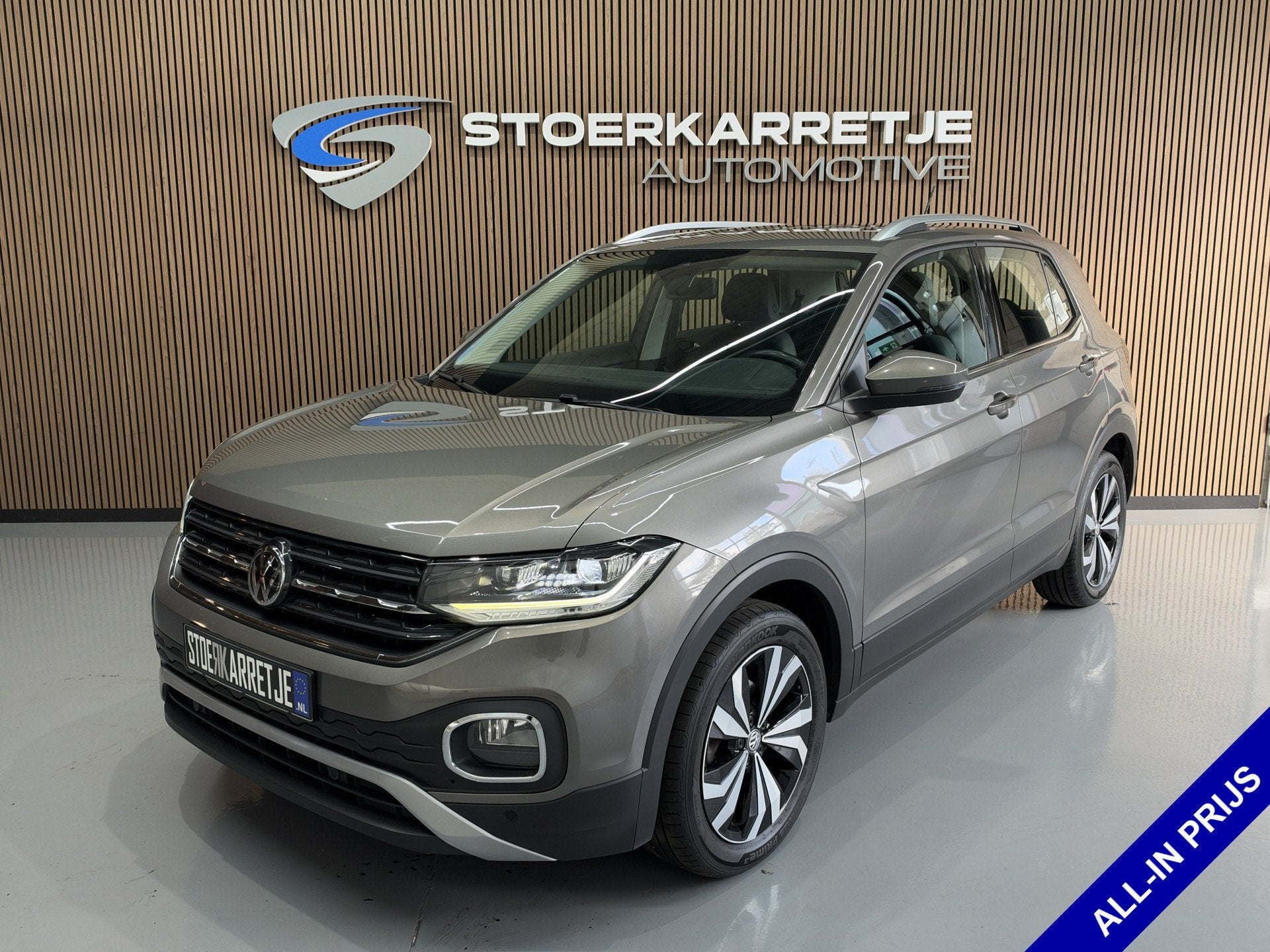 Volkswagen T-Cross 1.0 TSI 115pk DSG Style | Navigatie | Dod, Auto's, Dealer onderhouden, Zwart, 116 pk, Bedrijf