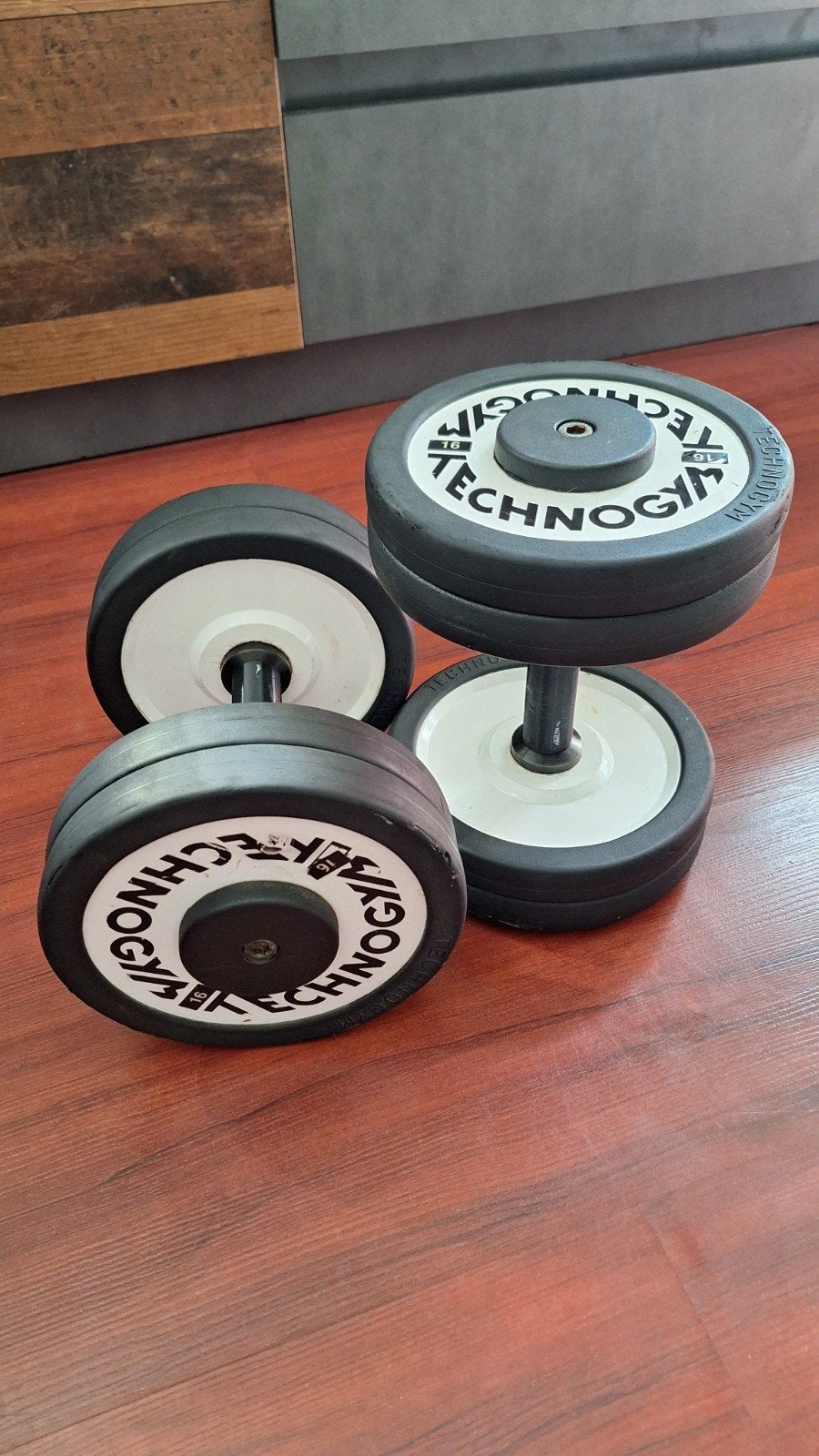 Dumbel set 2x16, Ophalen, Gebruikt, Dumbbell