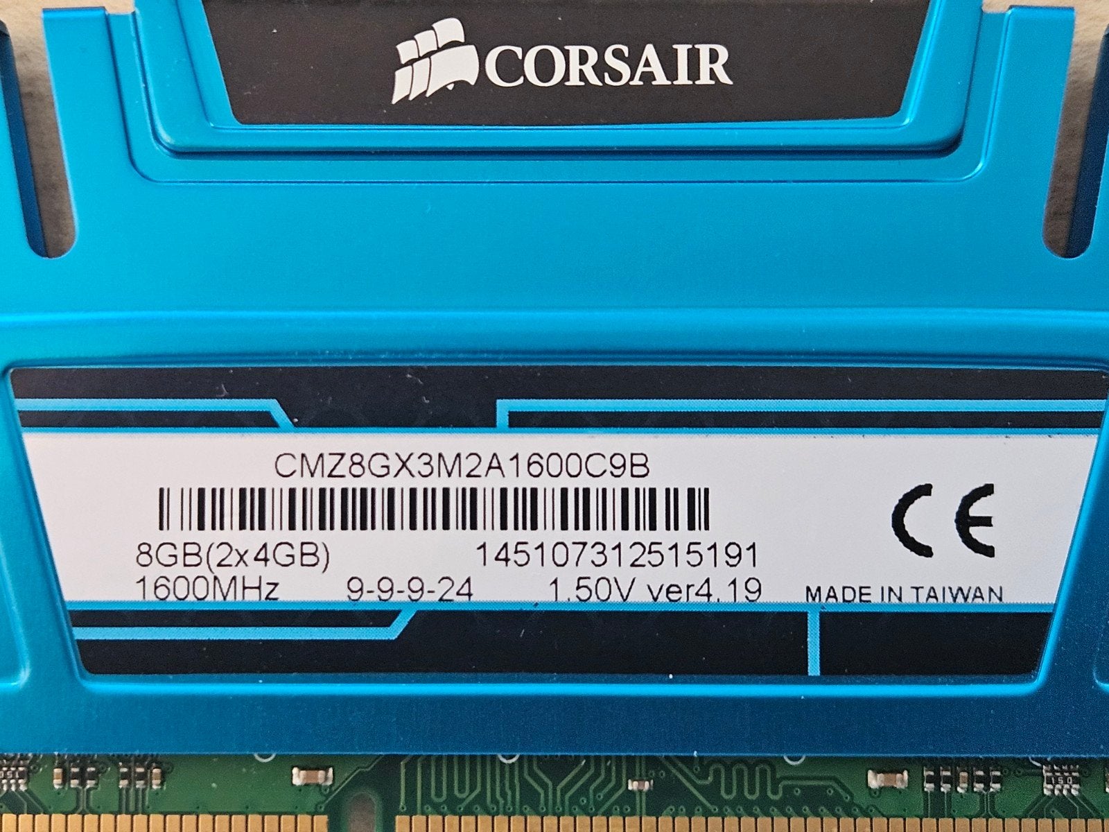 Foto 3 van Corsair Vengeance 8GB RAM DDR3