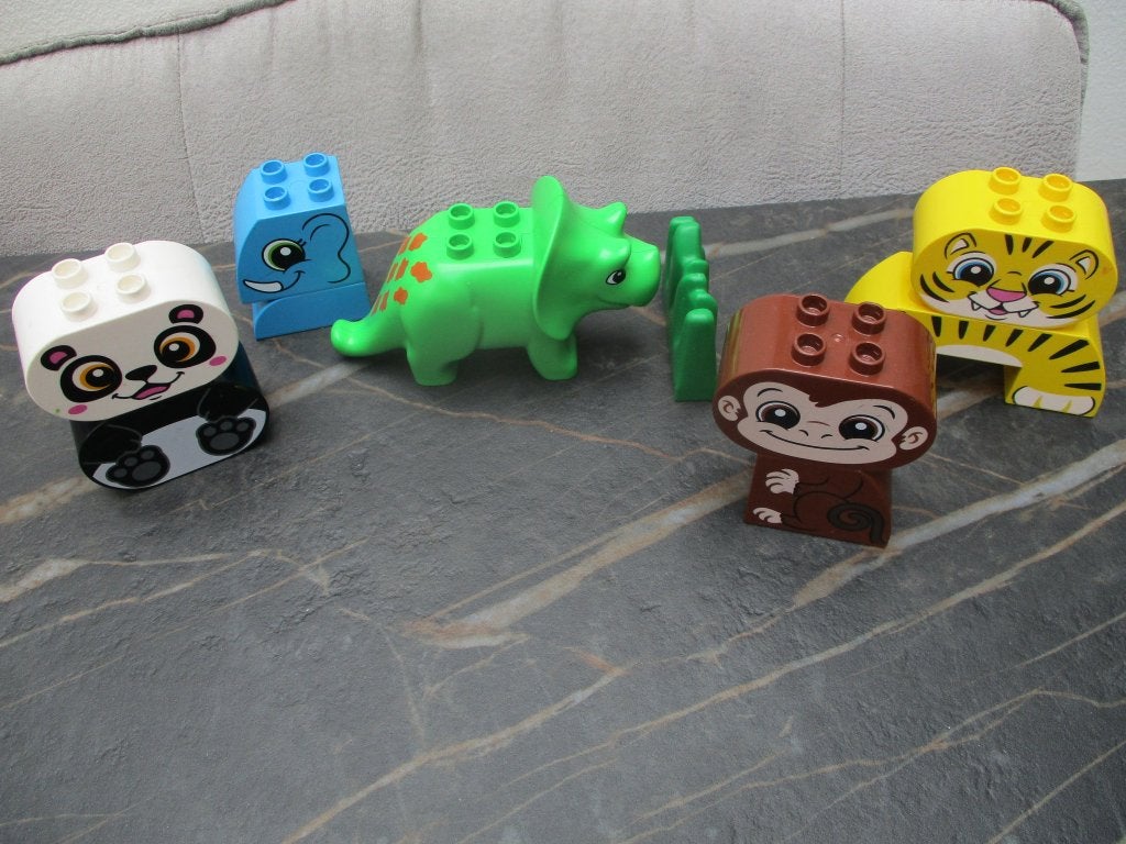 Lego Duplo set dieren / dino, Kinderen en Baby's, Speelgoed | Duplo en Lego, Ophalen of Verzenden, Zo goed als nieuw, Complete set