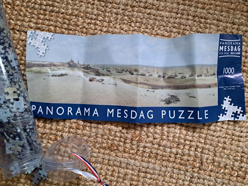 Puzzel Schilderij Panorama Mesdag Den Haag 1000 stukjes, Ophalen of Verzenden, 500 t/m 1500 stukjes, Zo goed als nieuw, Legpuzzel