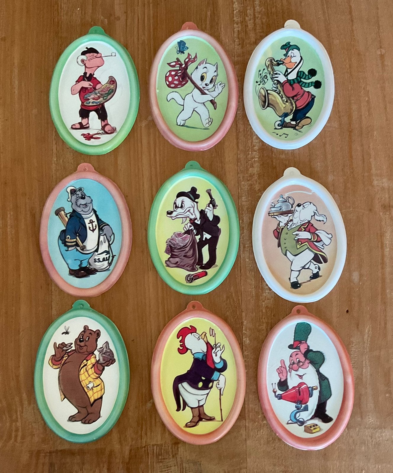 Tom Poes en Heer Bommel schilderijtjes (Marten Toonder) 1965, Verzamelen, Ophalen of Verzenden, Olivier B, Bommel en Tom Poes
