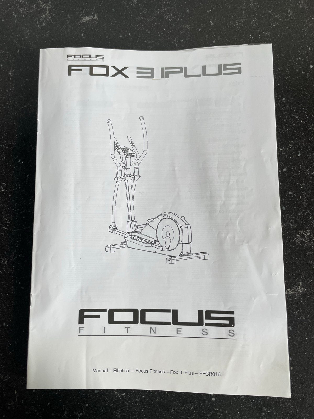 Focus Fitness Fox 3 iPlus Crosstrainer, Ophalen, Armen, Zo goed als nieuw, Crosstrainer