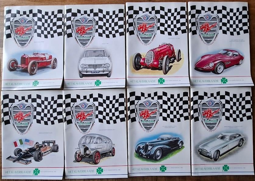 Alfa Romeo Clubbladen "Het Klaverblaadje" van het SCARB, Boeken, Gelezen, Alfa Romeo, Ophalen of Verzenden, SCARB