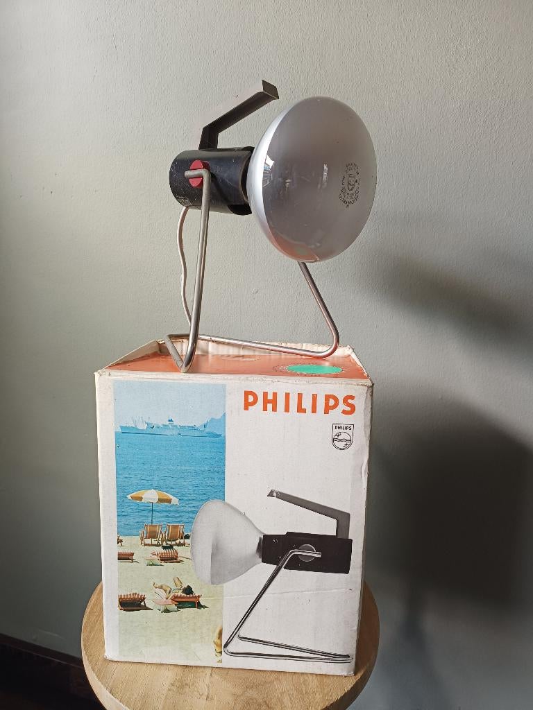 Philips HP3202 lamp infraphil zonnelamp, Charlotte Perriand, Verzamelen, Retro, Ophalen of Verzenden, Huis en Inrichting