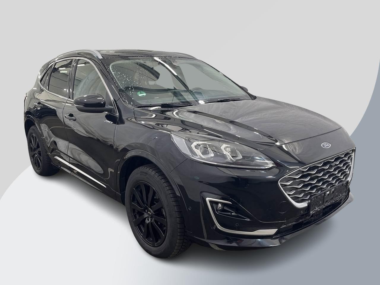 Ford Kuga 2.5 PHEV Vignale | Trekhaak Wegklapbaar | Panorama, Auto's, 14 kWh, Gebruikt, 4 cilinders, Zwart