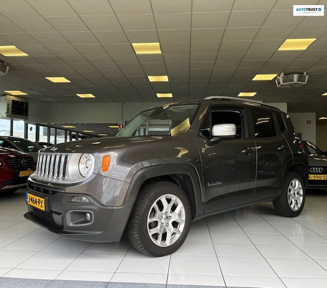 Jeep Renegade 1.4 MultiAir Limited/Automaat/Trekhaak/Navi/Cr, Auto's, Jeep, Gebruikt, 4 cilinders, 600 kg, 1368 cc