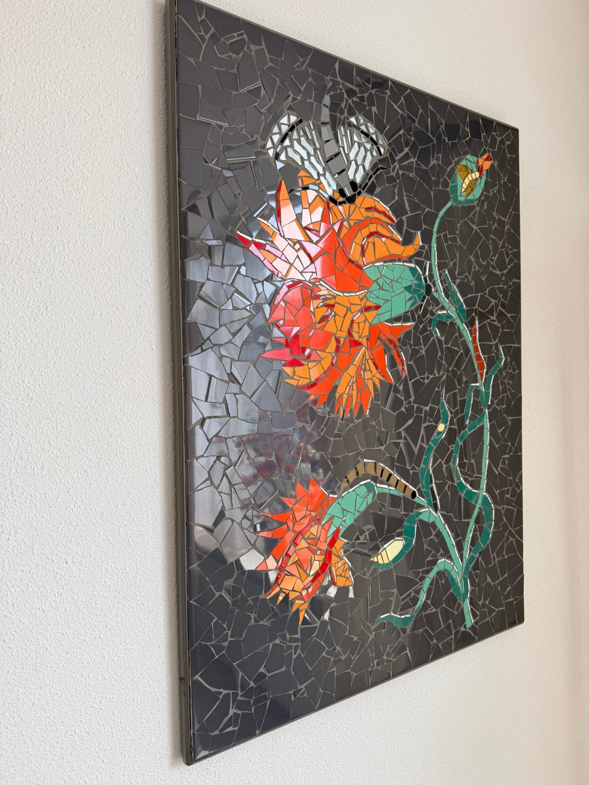 mozaïek schilderij, Ophalen