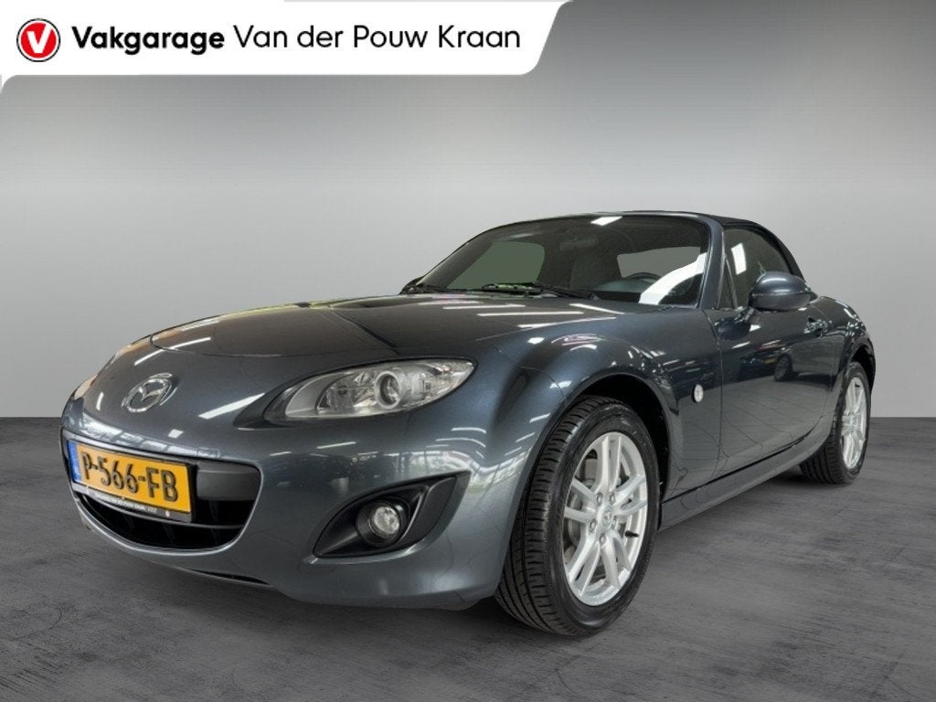 Mazda MX-5 1.8 TS CABRIO / AIRCO / LEDER / LM VELGEN 16", Auto's, 127 pk, Achterwielaandrijving, Gebruikt, 4 cilinders