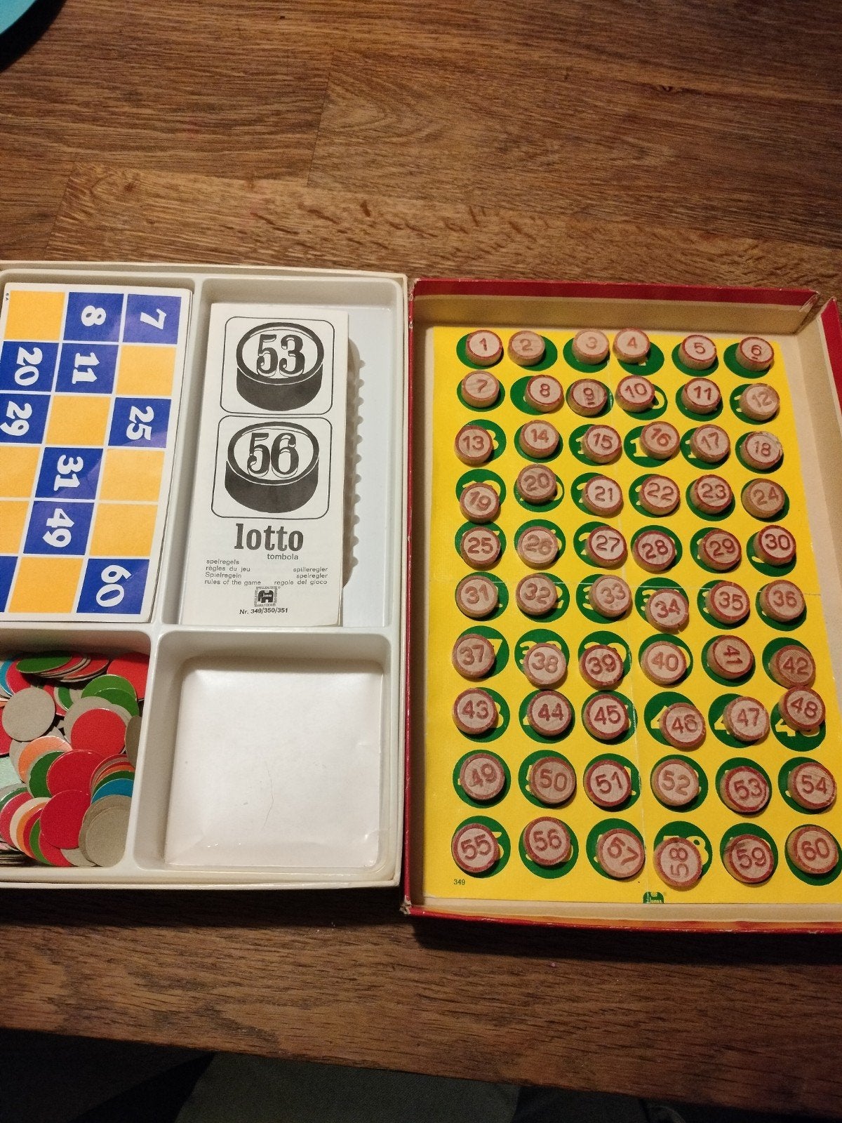 Lotto / Bingo spel compleet, Ophalen of Verzenden