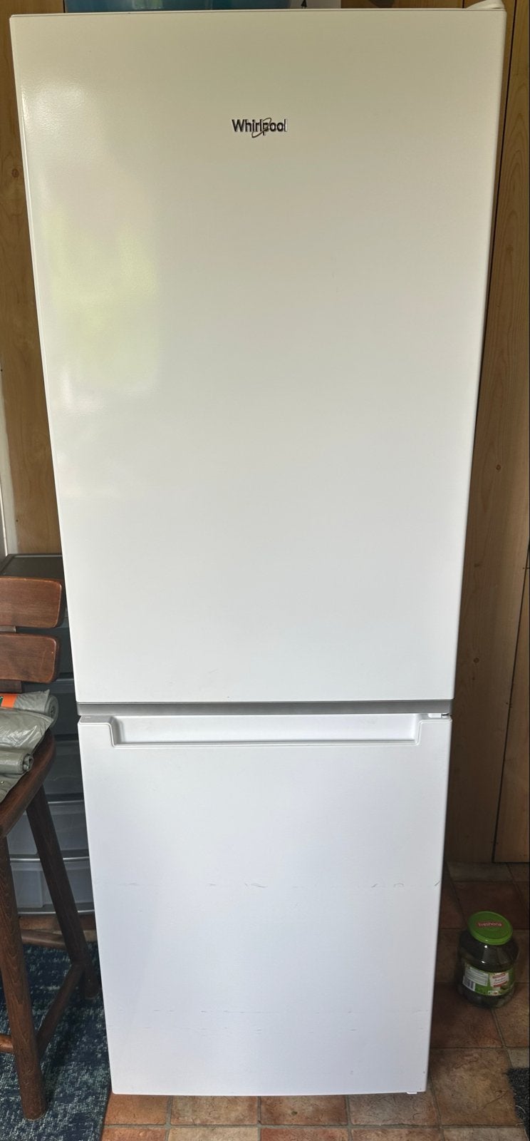 Whirlpool W5 721E W 2 Koel-vriescombinatie, Witgoed en Apparatuur, Koelkasten en IJskasten, Ophalen, 200 liter of meer, Met aparte vriezer