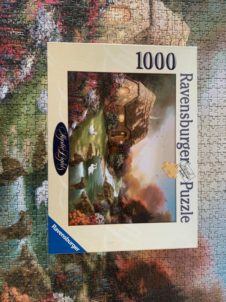 Idyllic cottage ravensburger puzzle, Ophalen of Verzenden, 500 t/m 1500 stukjes, Zo goed als nieuw