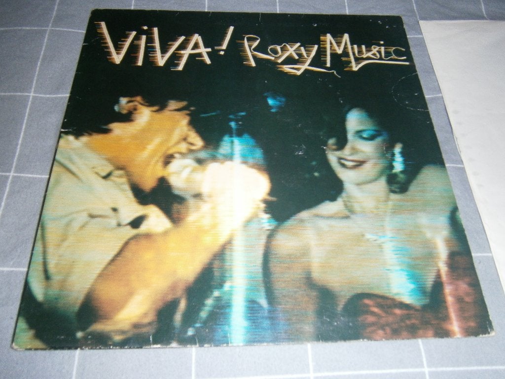 Roxy Music – Viva ! The Live Roxy Music Album. '76 Glam Rock, Ophalen, LP, Gebruikt, Originele persing