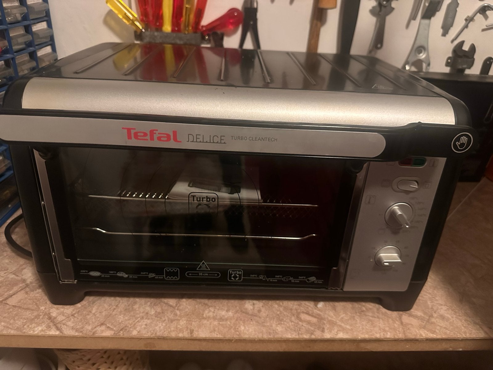 Tefal Delice Turbo CleanTech Mini-oven 18L, Witgoed en Apparatuur, Ophalen, Minder dan 45 cm, Hete lucht, Tefal