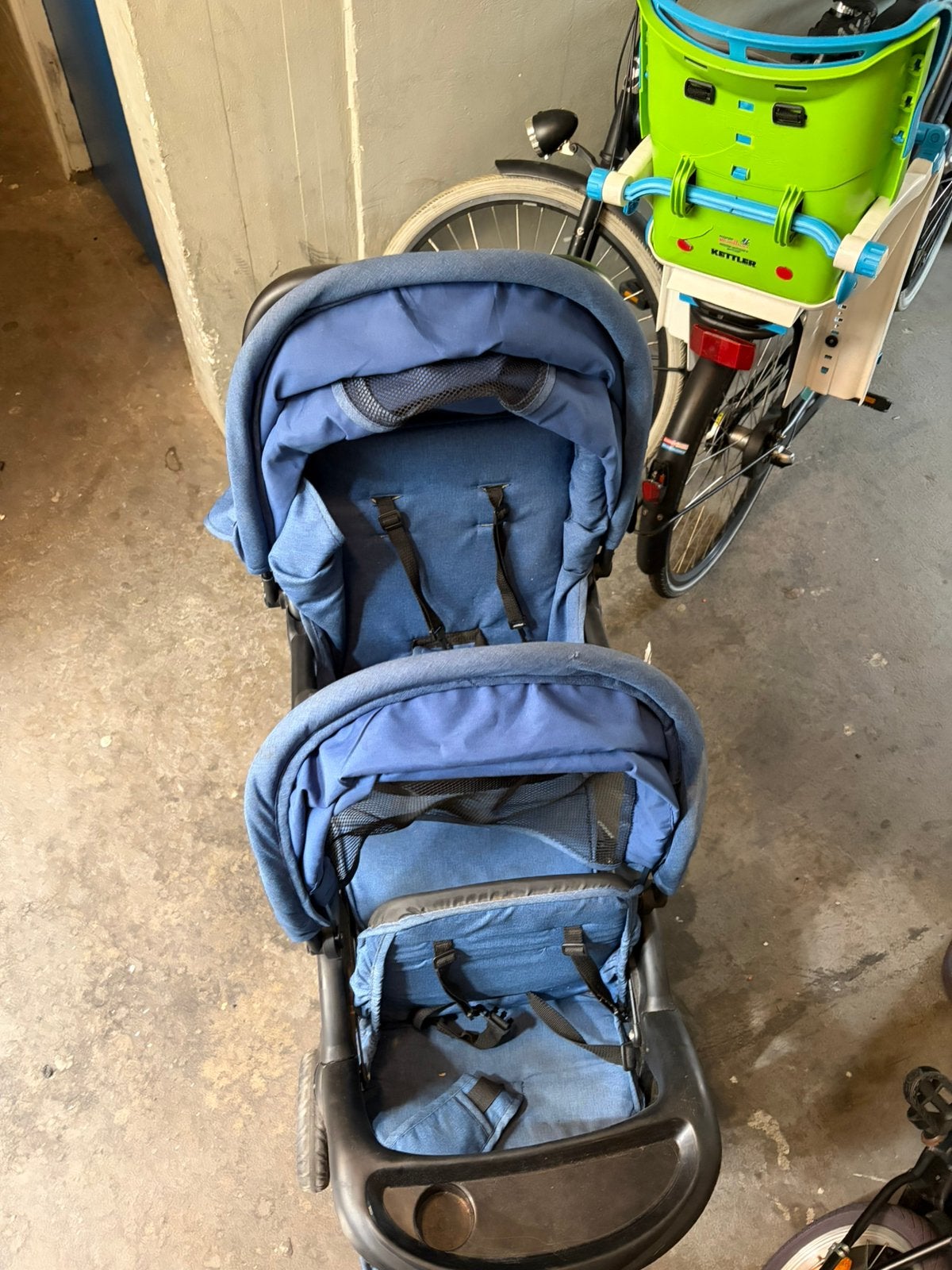 Duo kinderwagen, Kinderen en Baby's, Ophalen, Zo goed als nieuw