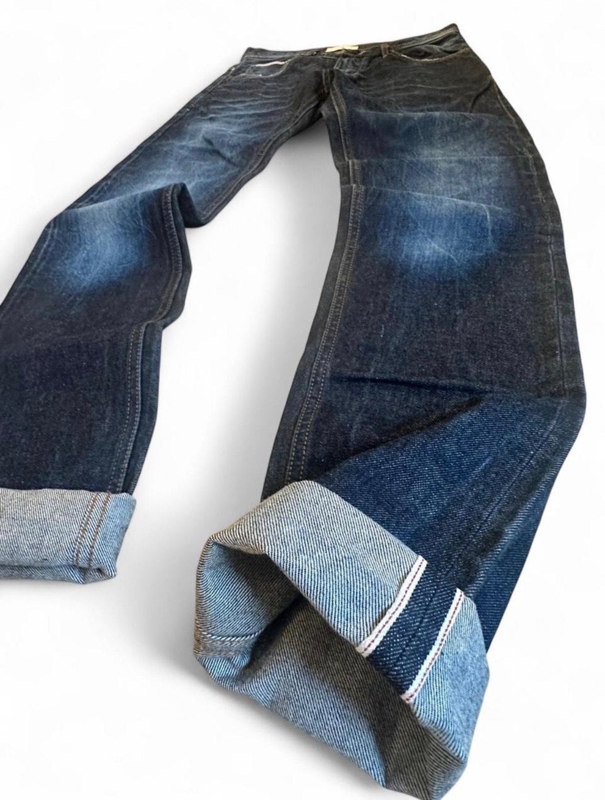 Zara Man Denim Couture Selvedge Jeans 30x36 Slim Fit, Ophalen of Verzenden, Gedragen, Blauw, Overige jeansmaten