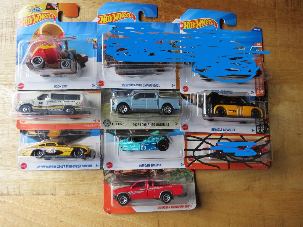 Partijtje Hotwheels, Matchbox, Ophalen of Verzenden, Nieuw, Auto