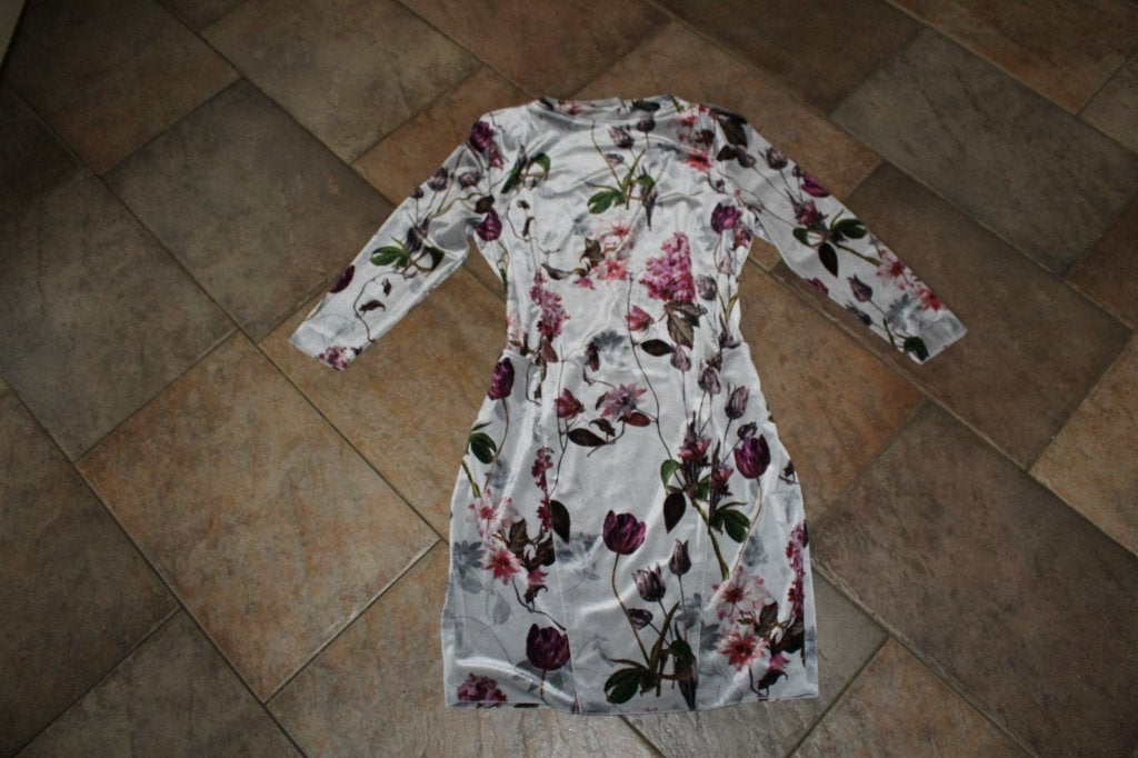 ML Collections prachtig jersey chique jurk mt 44/46, Kleding | Dames, Meerkleurig, ., Maat 42/44 (L), Ophalen of Verzenden