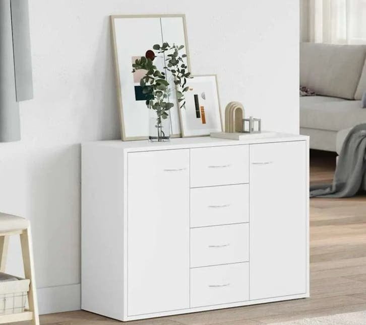 Kledingkast/commode/dressoir wit, Ophalen, 50 tot 100 cm, Zo goed als nieuw, 25 tot 50 cm