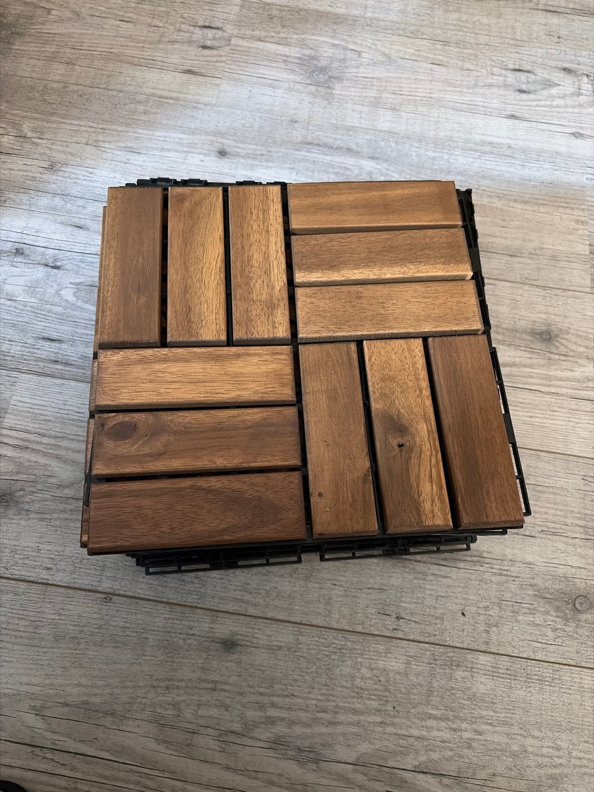 8 stuks Ikea houten terrastegels, Tuin en Terras, Ophalen, Nieuw, Hout