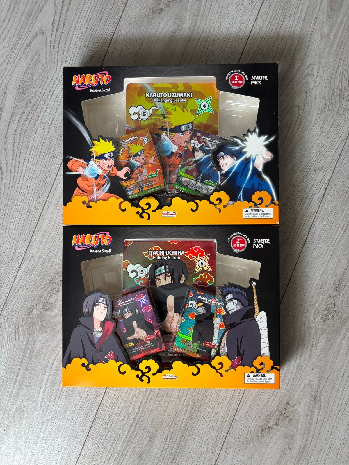 Naruto Starter Packs - Naruto & Itachi zonder packs, Ophalen of Verzenden, Nieuw