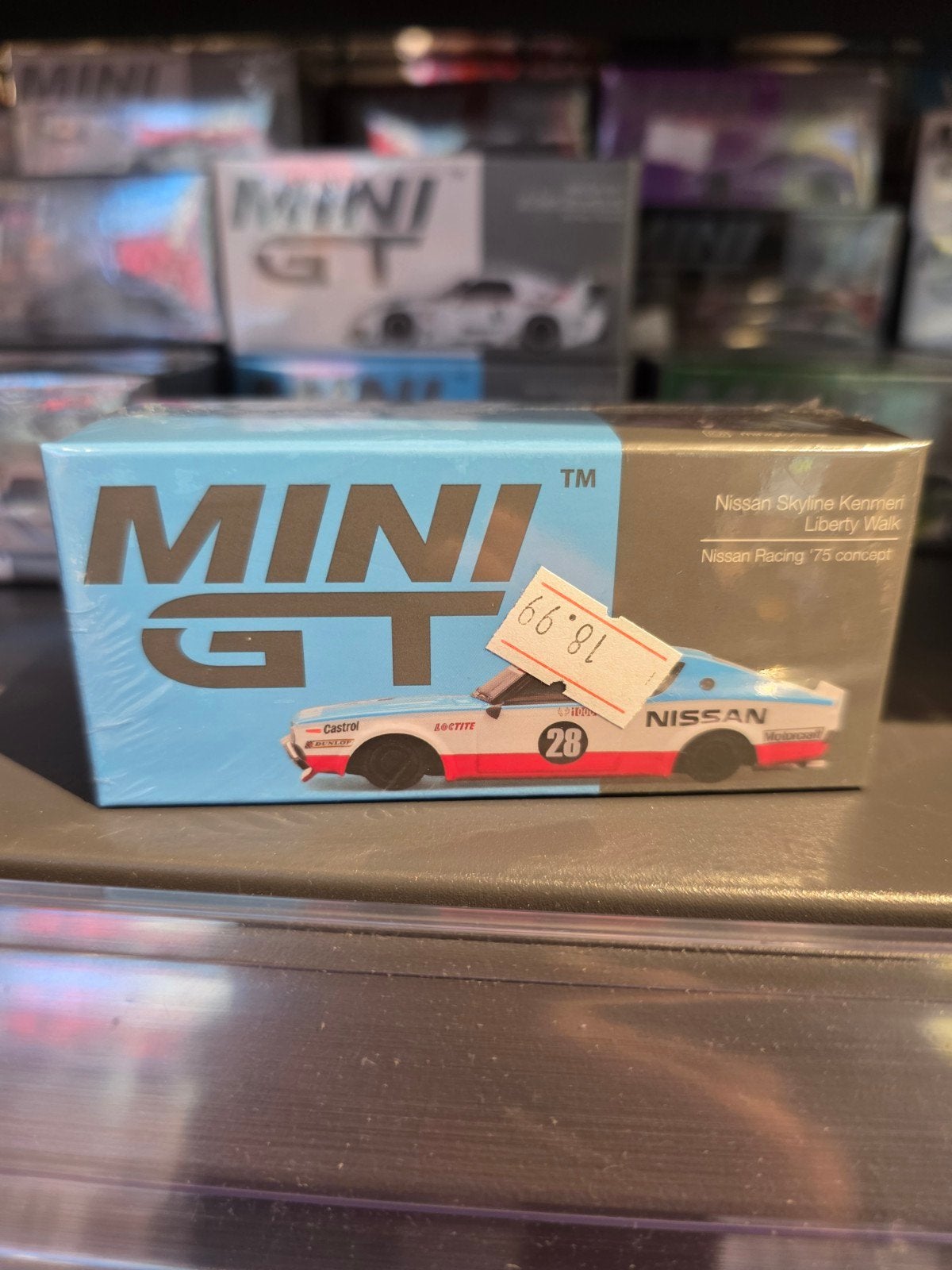 Mini GT Nissan Skyline Kenmeri Liberty Walk '75 concept, Onbekend, Nieuw, Ophalen of Verzenden, Onbekend