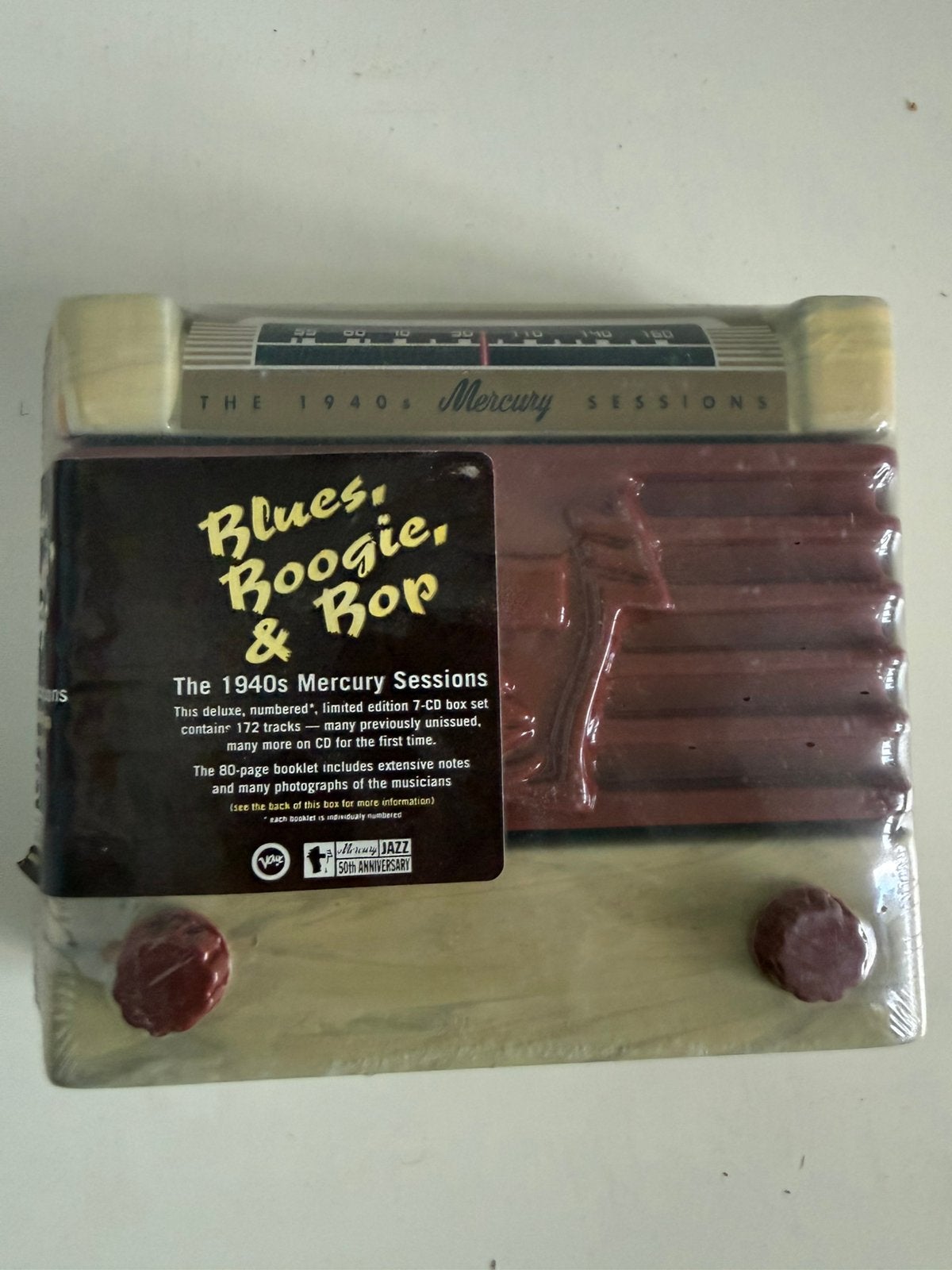 7 cd box Blues, Boogie, & Bop - The 1940s Mercury Session, Cd's en Dvd's, Cd's | Jazz en Blues, Ophalen of Verzenden, Zo goed als nieuw